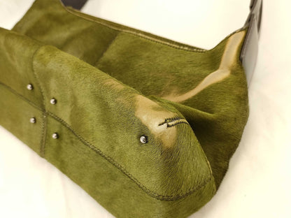 TODS Tod's/One-shoulder bag/Pony/Green Shoulder bag