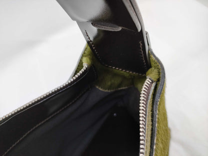 TODS Tod's/One-shoulder bag/Pony/Green Shoulder bag