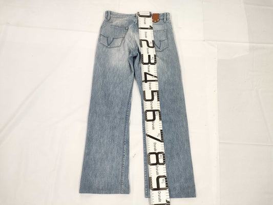 LOUIS VUITTON LOUIS VUITTON Louis Vuitton Buckle Denim Jeans, Size 38, Pants