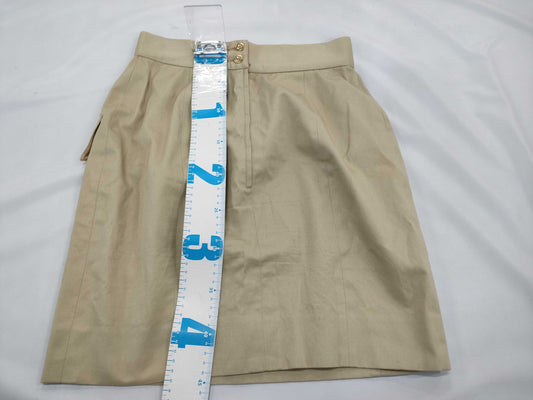 CHANEL CHANEL Logo Button Skirt Size 36 