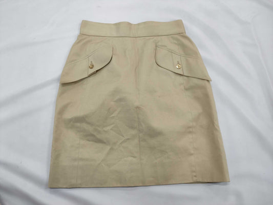 CHANEL CHANEL Logo Button Skirt Size 36 