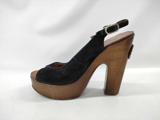  CHANEL CHANEL Coco Mark Medal Sandals Size 23cm 