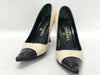 CHANEL CHANEL Python Two-tone Heel Pumps Size 37