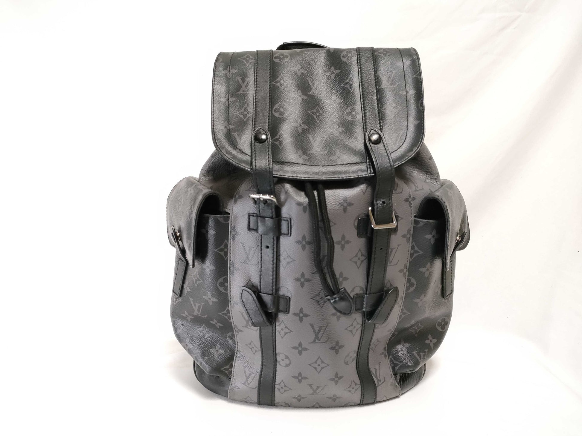 LOUIS VUITTON Louis Vuitton Monogram Eclipse Christopher PM Rucksack M46331 Rucksack