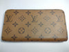 LOUIS VUITTON M82444 Louis Vuitton Monogram Reverse Zippy Wallet with IC Tag and G Hardware