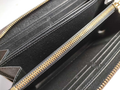 LOUIS VUITTON M82444 Louis Vuitton Monogram Reverse Zippy Wallet with IC Tag and G Hardware