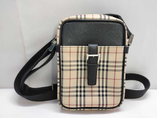 BURBERRY Nova Check Shoulder Bag