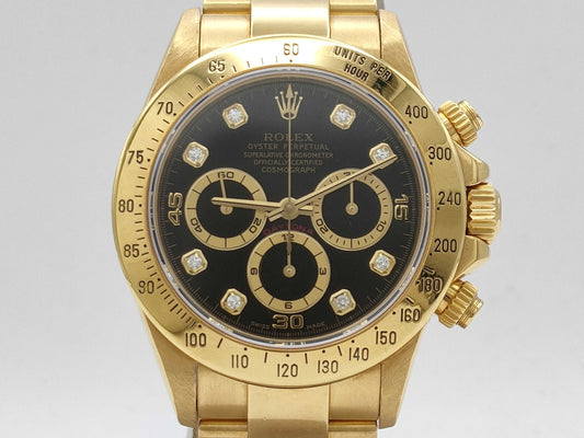ROLEX 16528G U486214 Black Dial Men's Watch