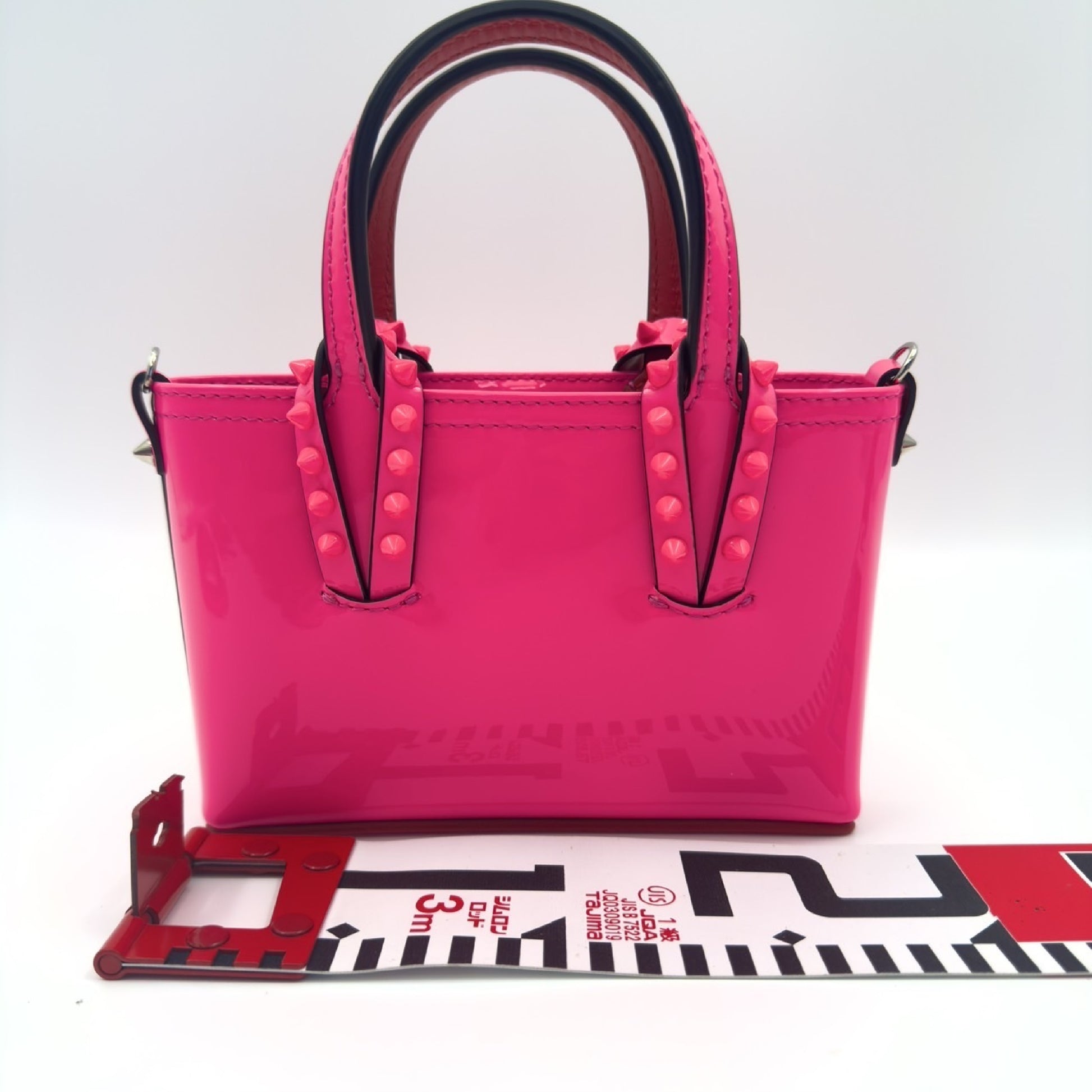 Christian Louboutin Enamel Pink 2-Way Shoulder Bag