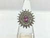 R0.62ct Clear Stone SV925 5.4g Ring 