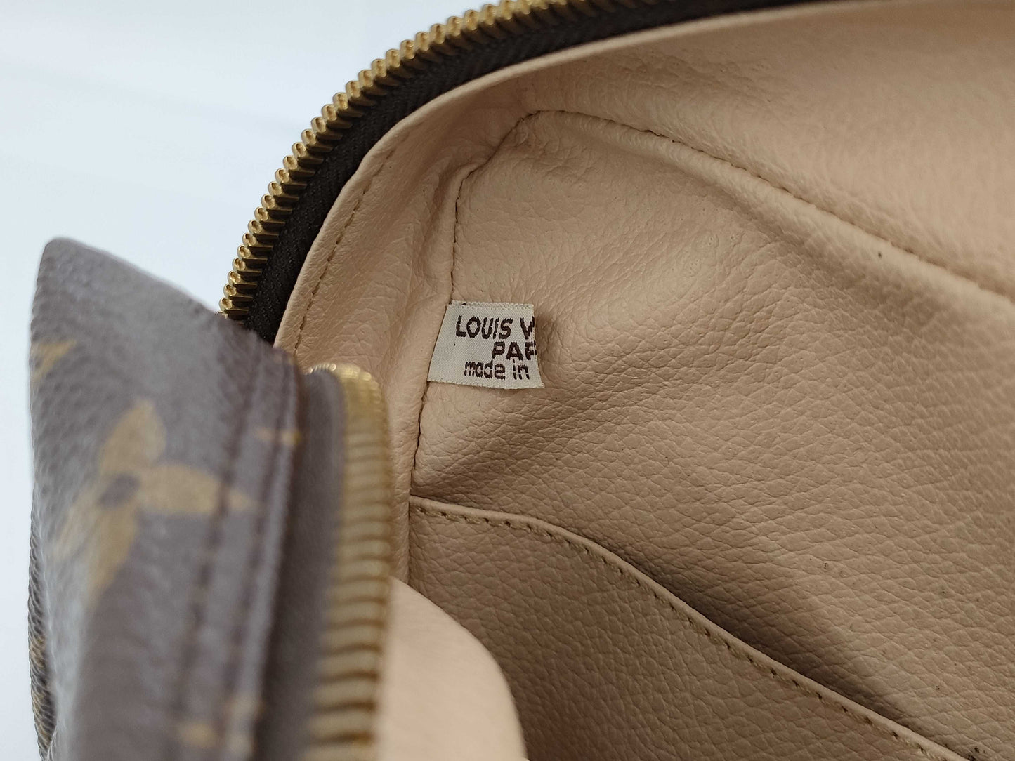 LOUIS VUITTON Monogram True Toilet Clutch Bag