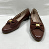 Salvatore Ferragamo Salvatore Ferragamo Flat Pumps 5/C Leather Brown Ribbon Pumps