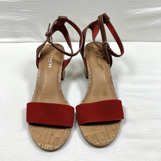 COACH COACH Ankle Strap Sandals 5 B Sandals