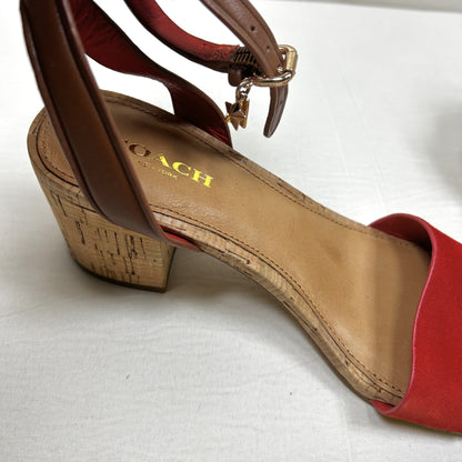 COACH COACH Ankle Strap Sandals 5 B Sandals