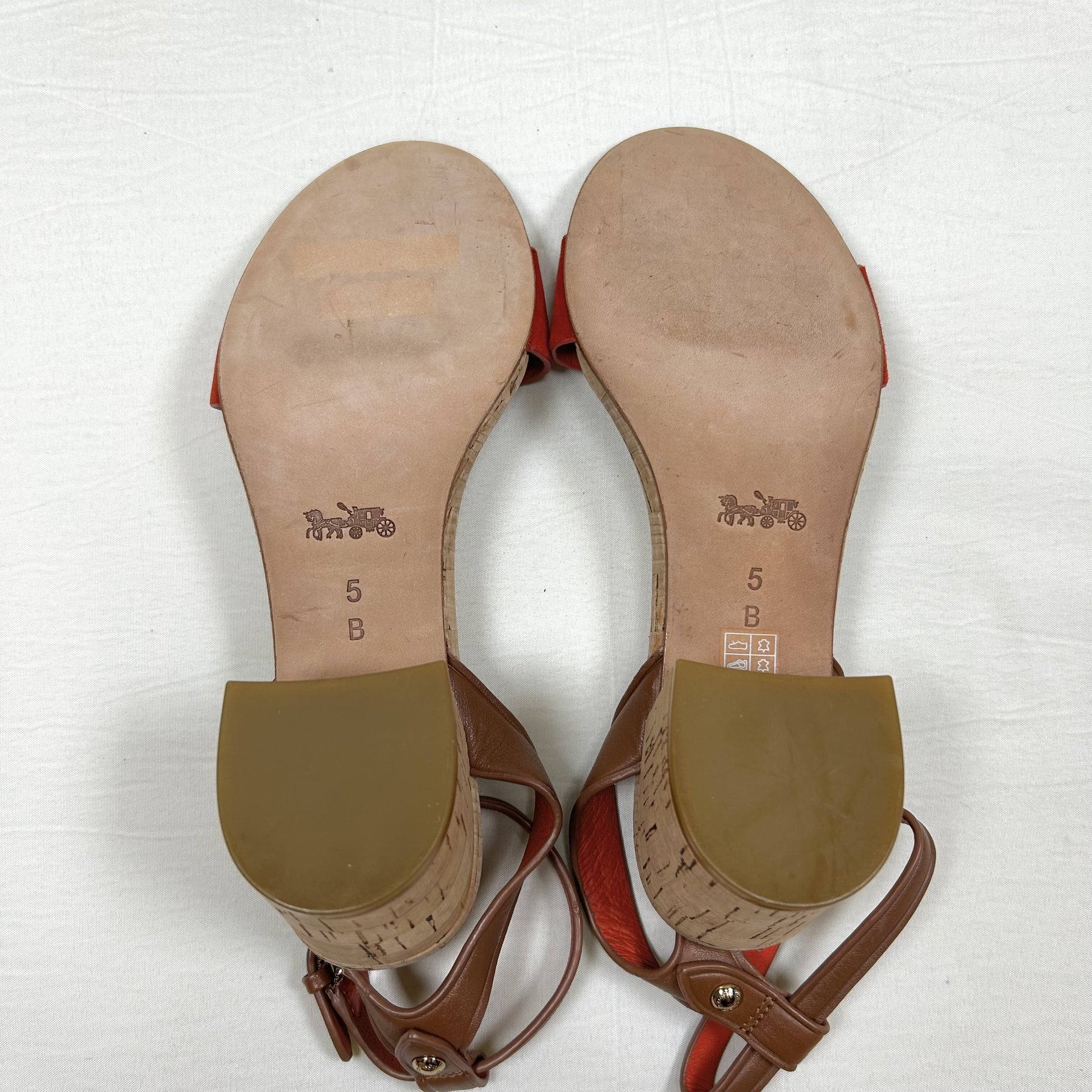 COACH COACH Ankle Strap Sandals 5 B Sandals