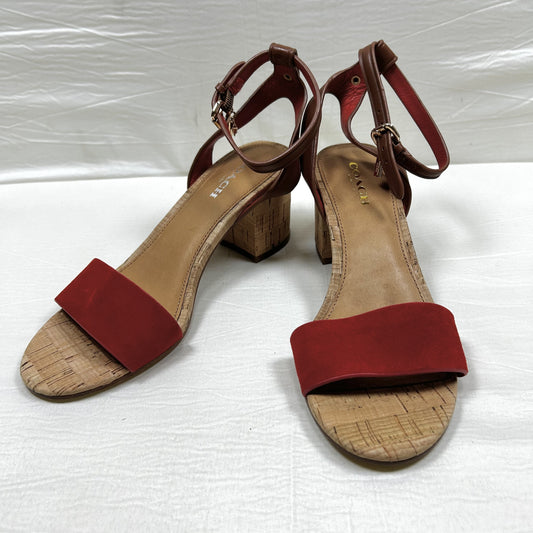 COACH COACH Ankle Strap Sandals 5 B Sandals
