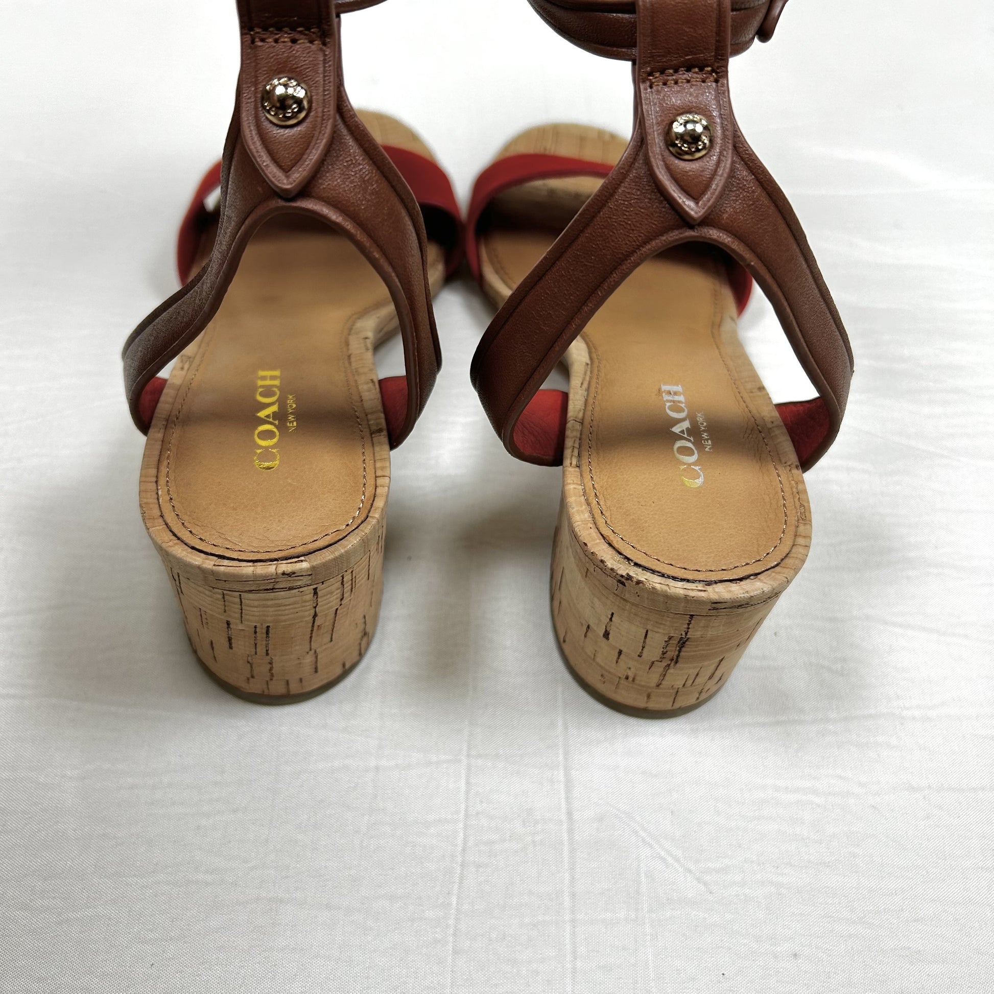 COACH COACH Ankle Strap Sandals 5 B Sandals