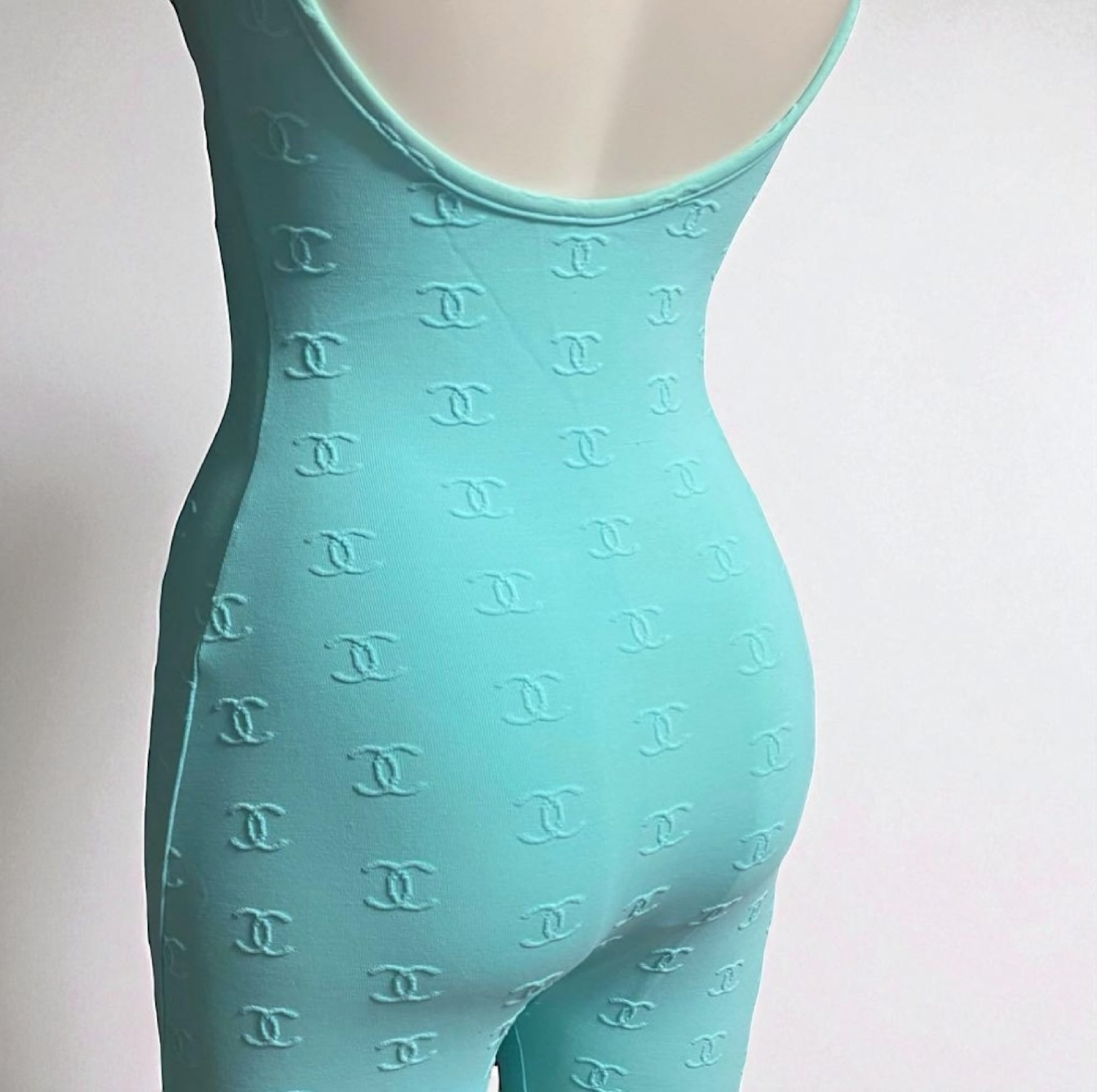 CHANEL CHANEL Jumpsuit with Coco Mark Print, All-in-One, Size 36, Other Apparel