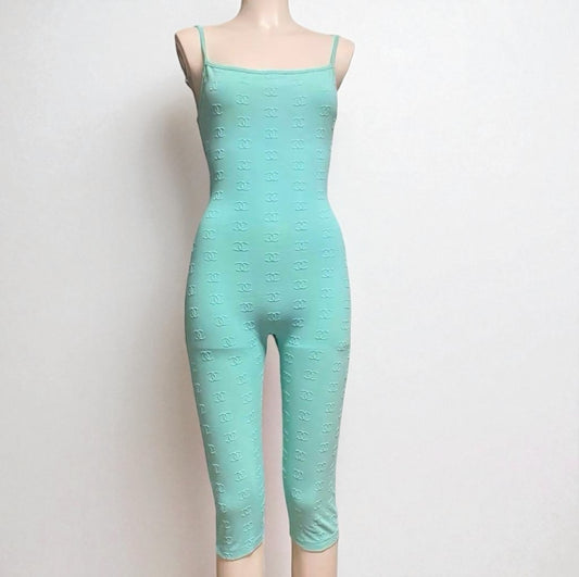 CHANEL CHANEL Jumpsuit with Coco Mark Print, All-in-One, Size 36, Other Apparel