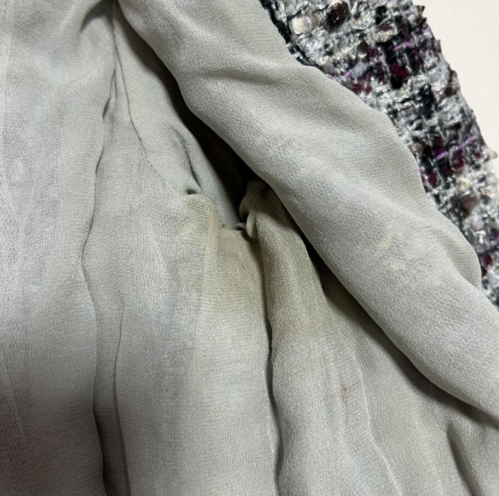CHANEL CHANEL Tweed Jacket Size 40 Karl Lagerfeld Period Jacket