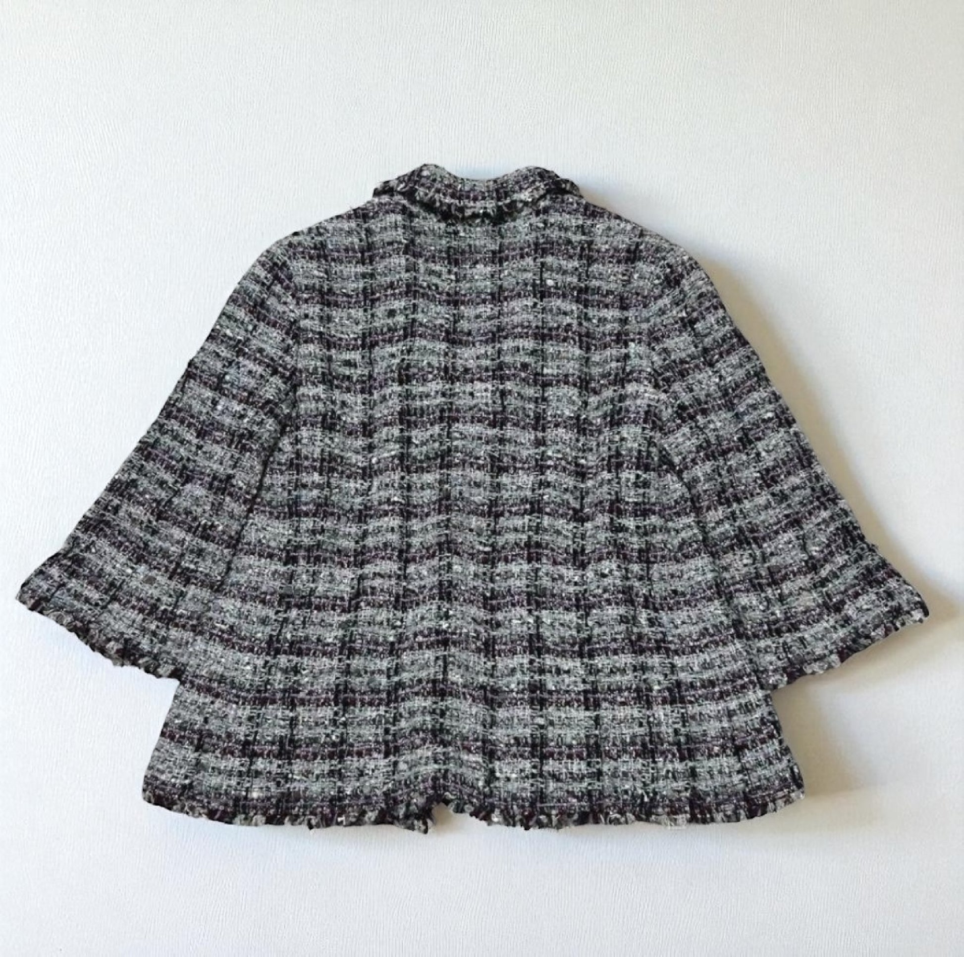 CHANEL CHANEL Tweed Jacket Size 40 Karl Lagerfeld Period Jacket