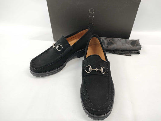 GUCCI Suede Brand Apparel Loafers Size 6