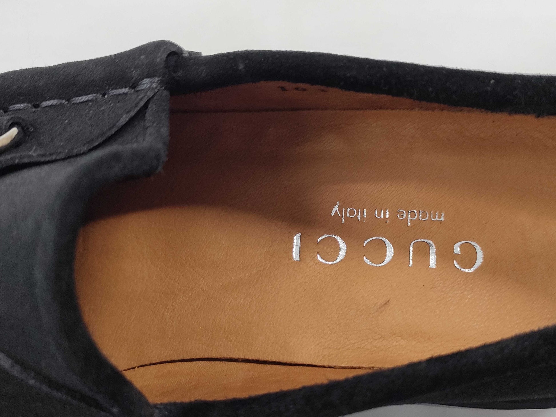 GUCCI Suede Brand Apparel Loafers Size 6