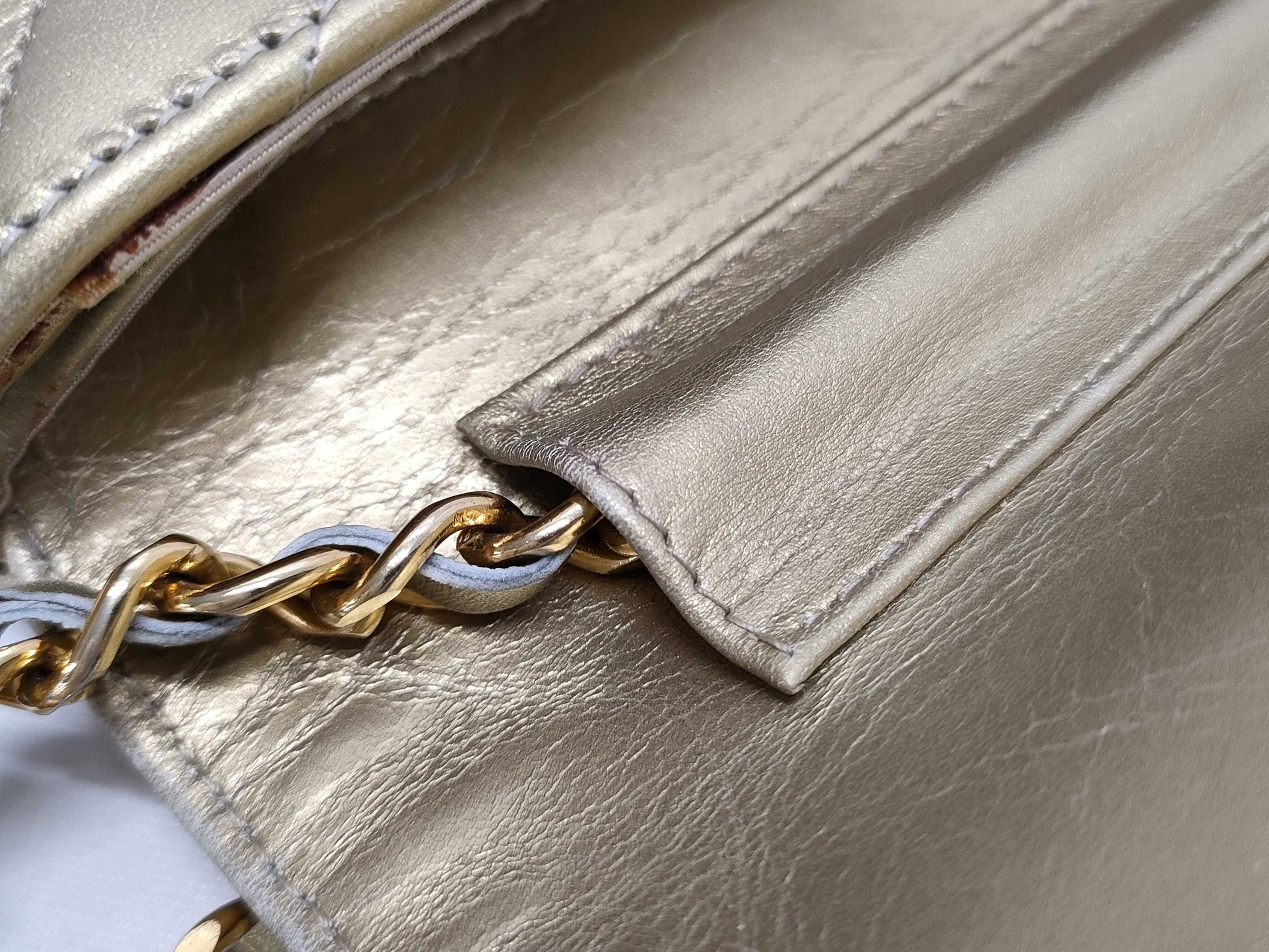 CHANEL Mademoiselle Gold Shoulder Bag