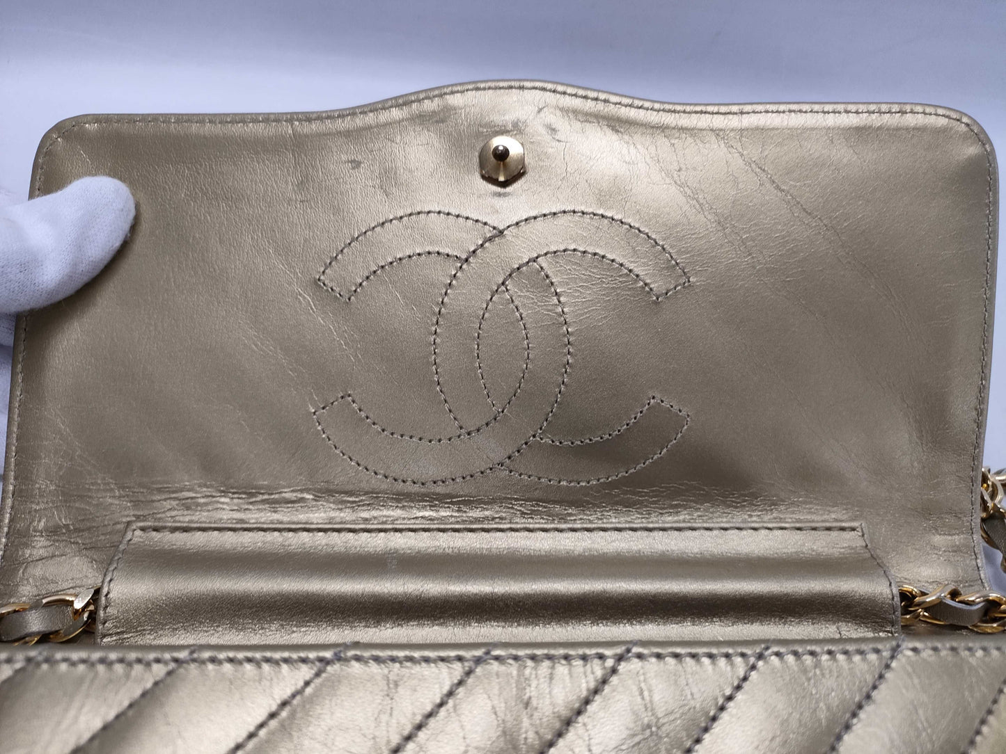 CHANEL Mademoiselle Gold Shoulder Bag