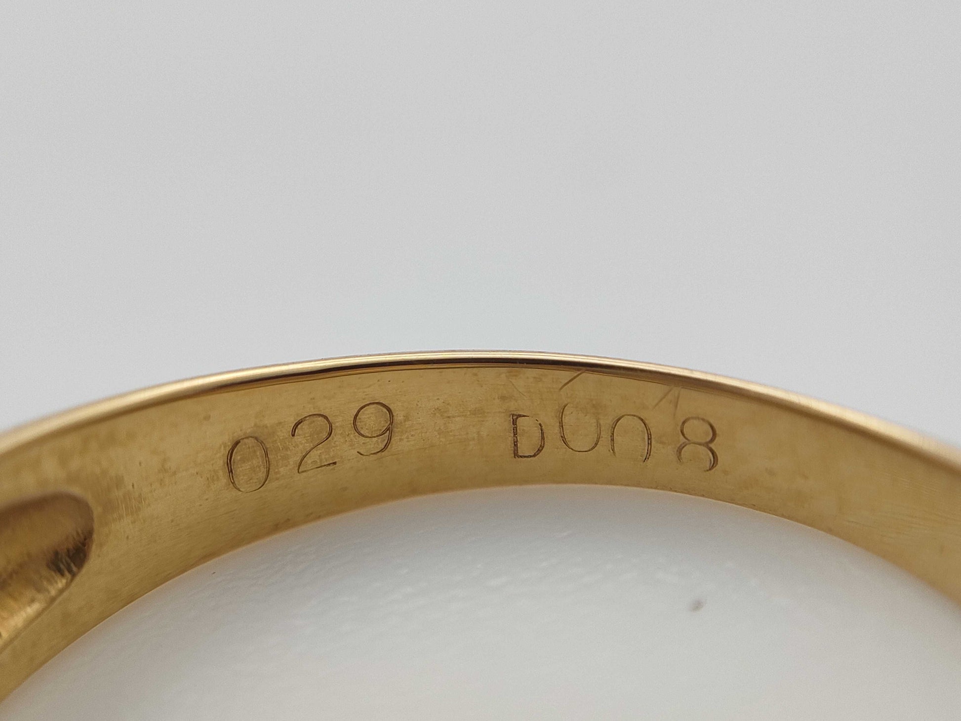 OP 0.29ct D 0.08ct K18 3.9g Ring 