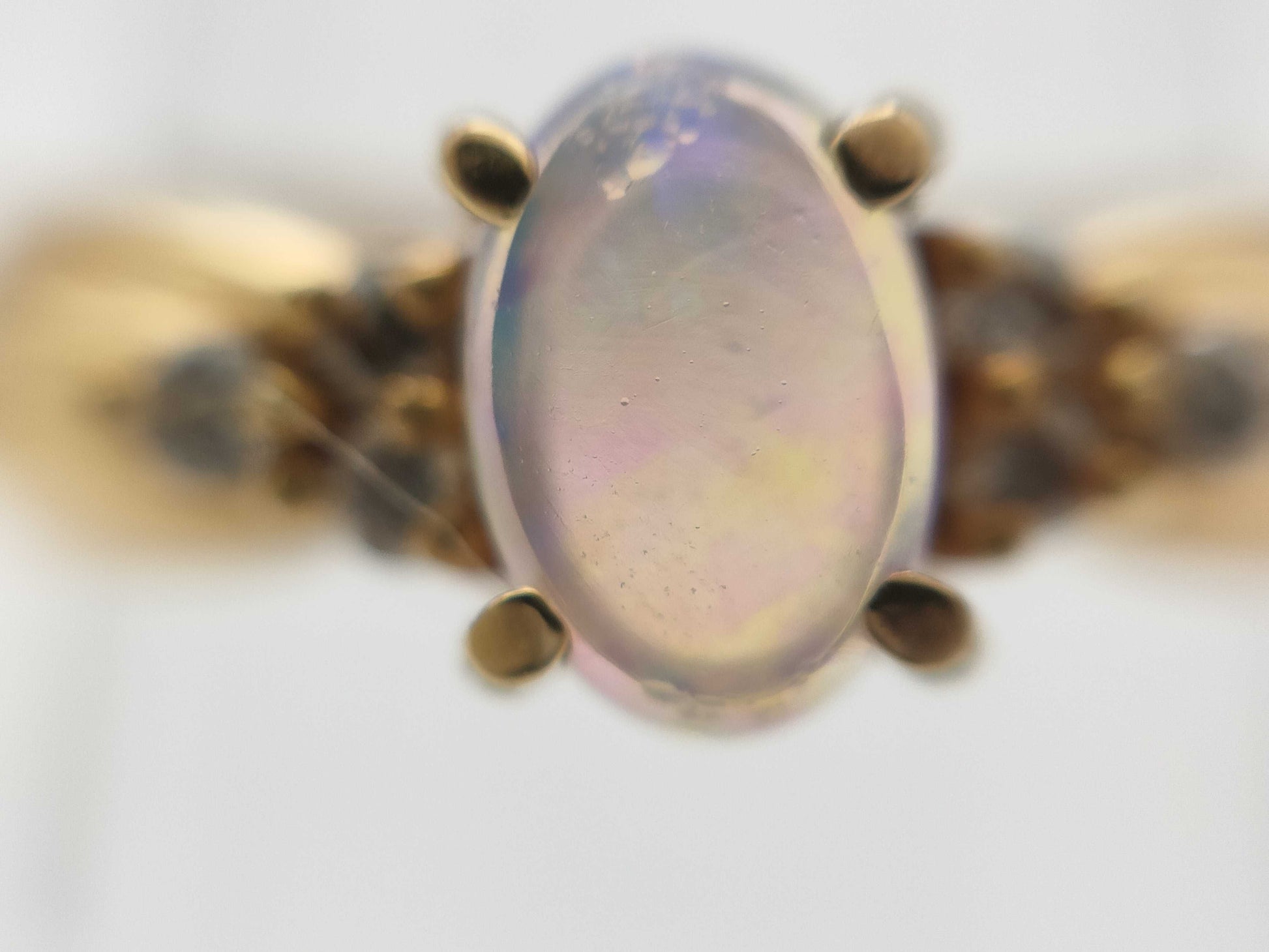 OP 0.29ct D 0.08ct K18 3.9g Ring 