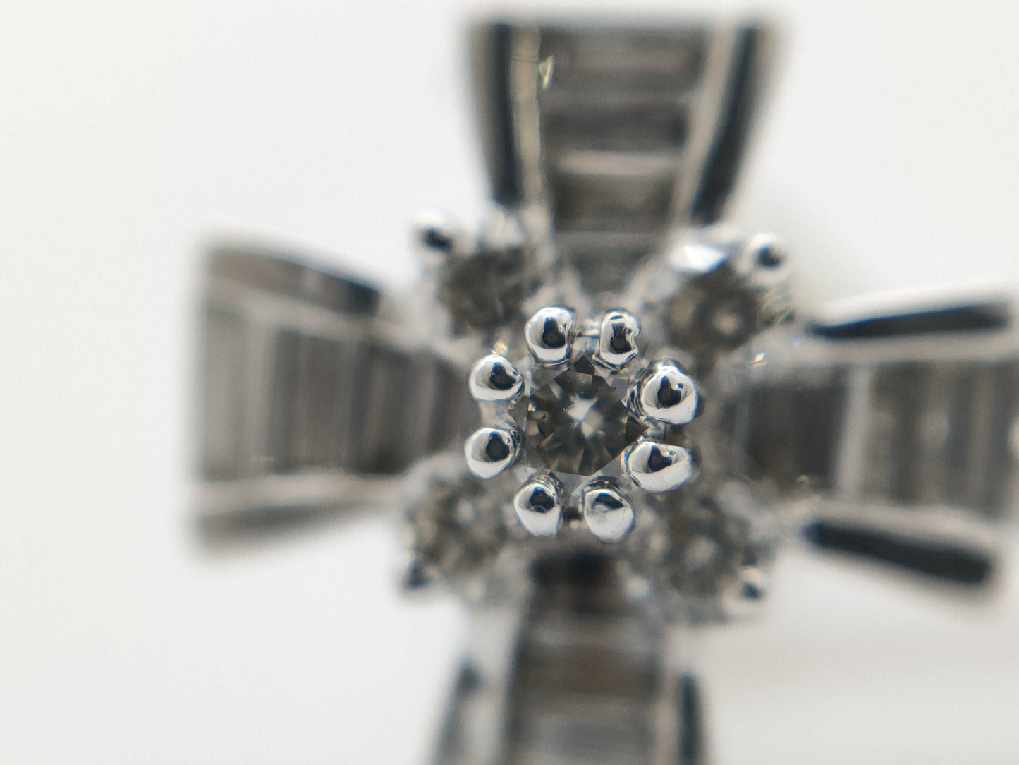 Diamond K14WG 2.8g Earrings 
