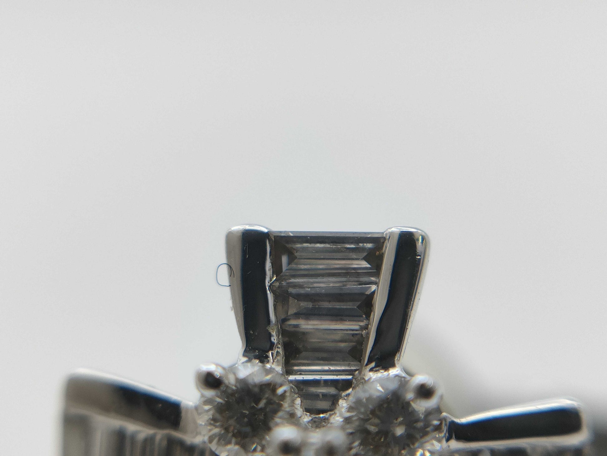 Diamond K14WG 2.8g Earrings 