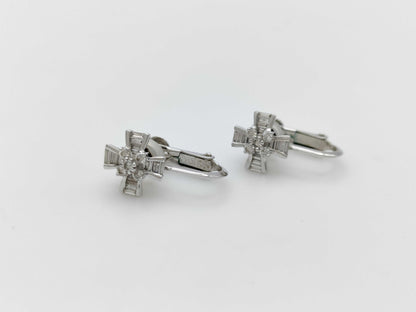 Diamond K14WG 2.8g Earrings 