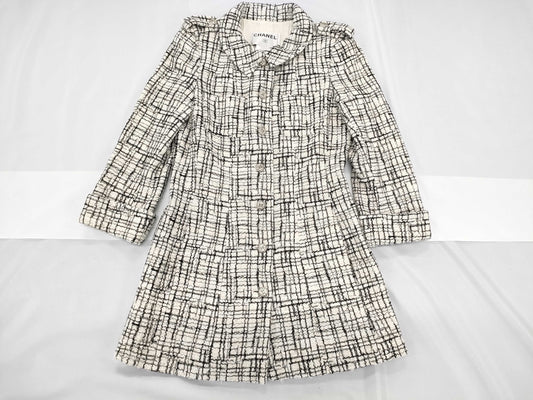 CHANEL Brand Apparel CHANEL P27795 Tweed Jacket P27795 06C Jacket Coat