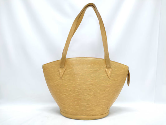 LOUIS VUITTON Epi Leather Saint Jacques Tote Bag, Yellow, M52265A20945
