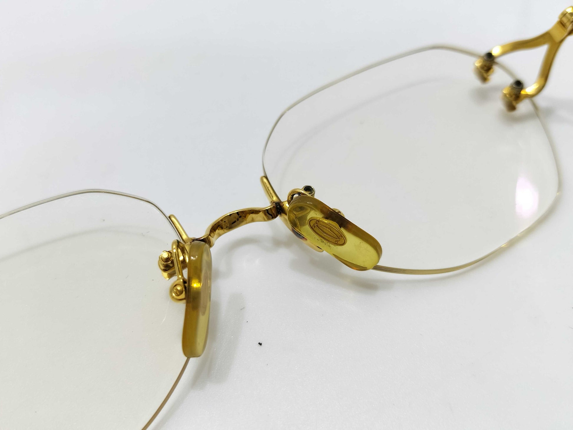 Cartier Trinity Rimless 135mm Glasses with Case