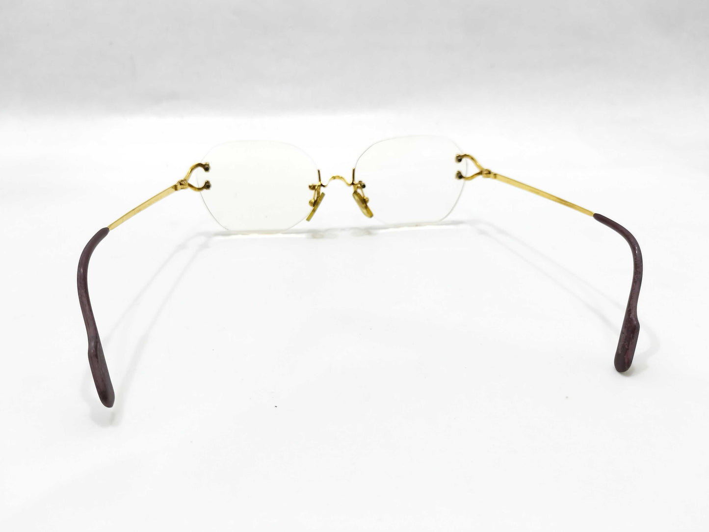 Cartier Trinity Rimless 135mm Glasses with Case