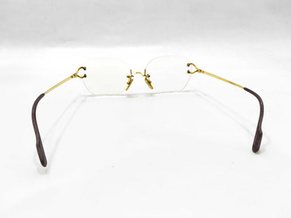 Cartier Trinity Rimless 135mm Glasses with Case