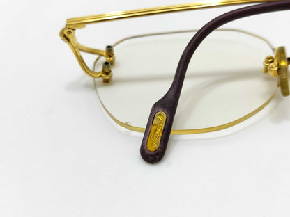 Cartier Trinity Rimless 135mm Glasses with Case