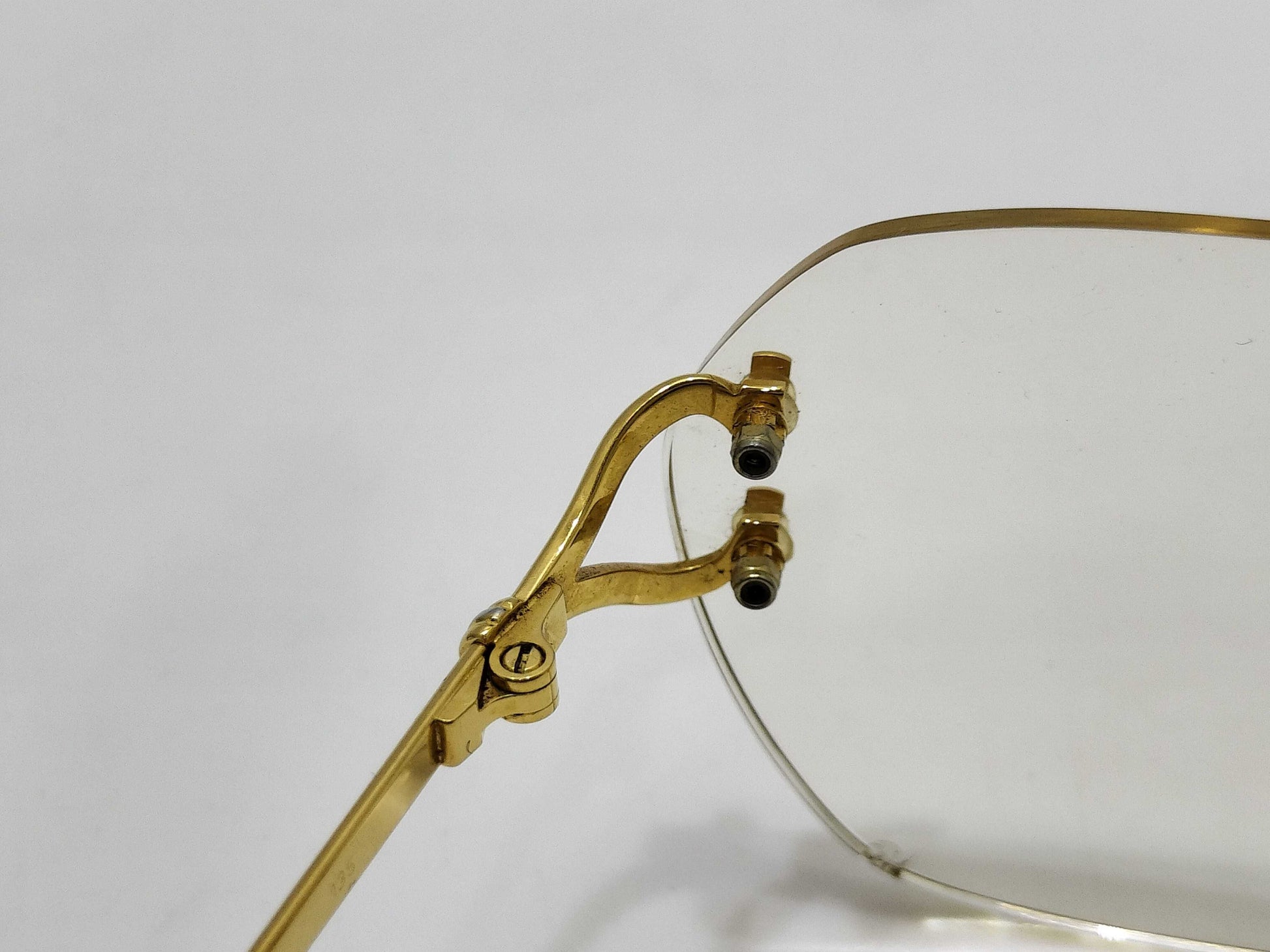 Cartier Trinity Rimless 135mm Glasses with Case