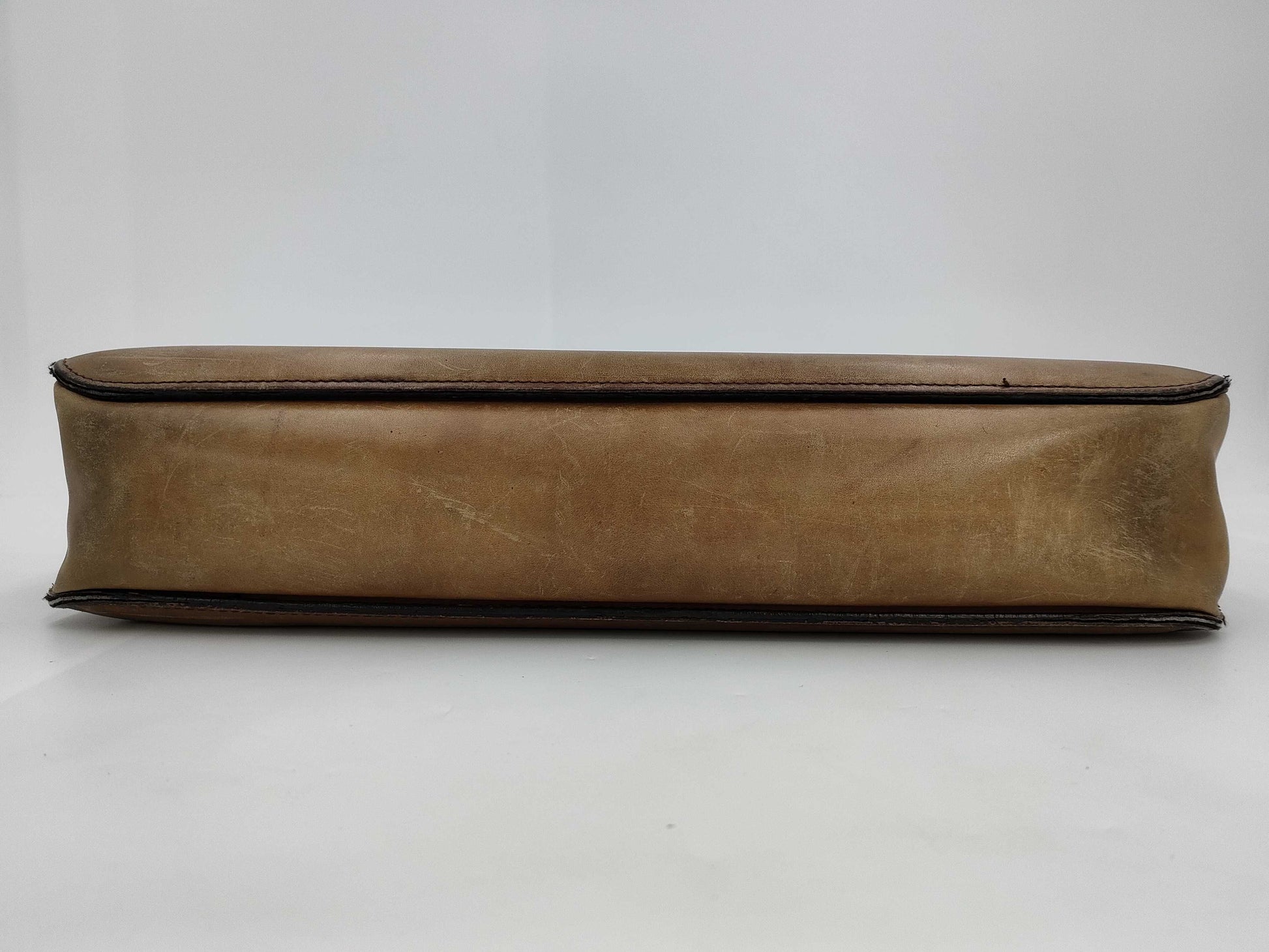Berluti business bag briefcase, vintage, plain, early Olga model, rare bag