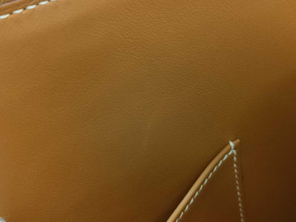 HERMES Bolide 1923 30 B Stamp Gold Hardware Handbag