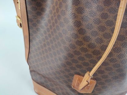 CELINE Macadam Shoulder Bag MC96 Brown Shoulder Bag