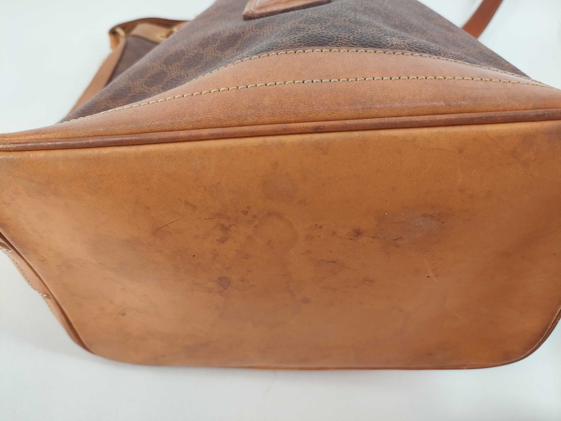 CELINE Macadam Shoulder Bag MC96 Brown Shoulder Bag