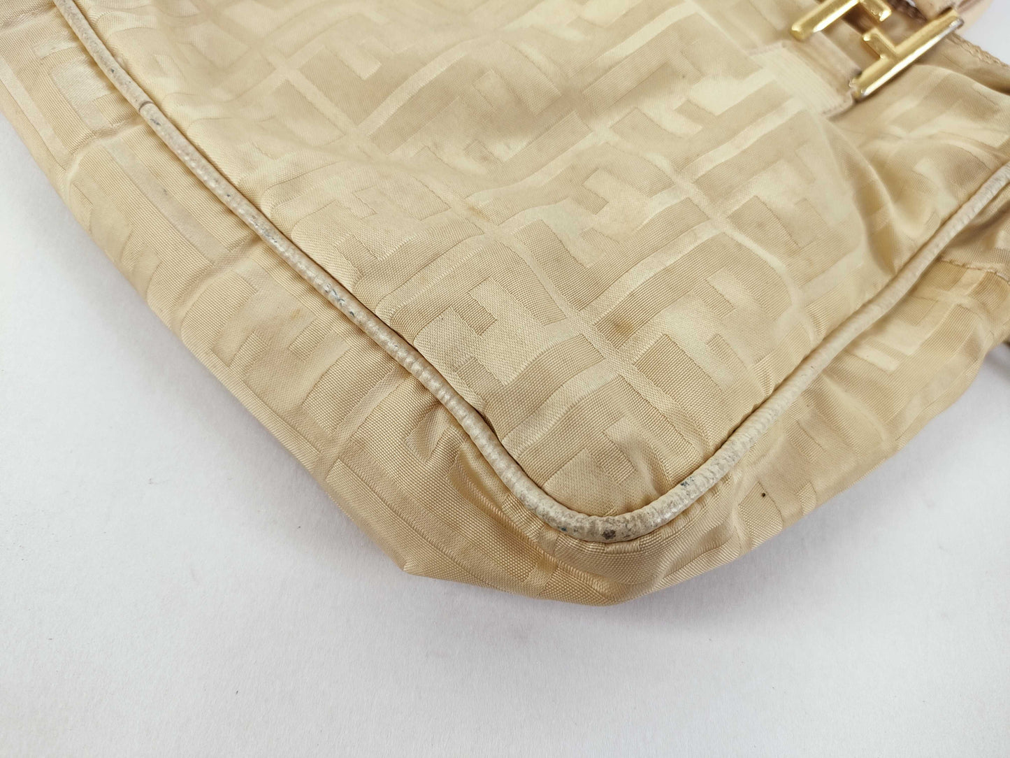 FENDI Zucca pattern Fendi Zucca handbag nylon 414771/06 beige handbag
