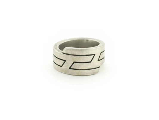 HERMES Silver 10.6g Ring