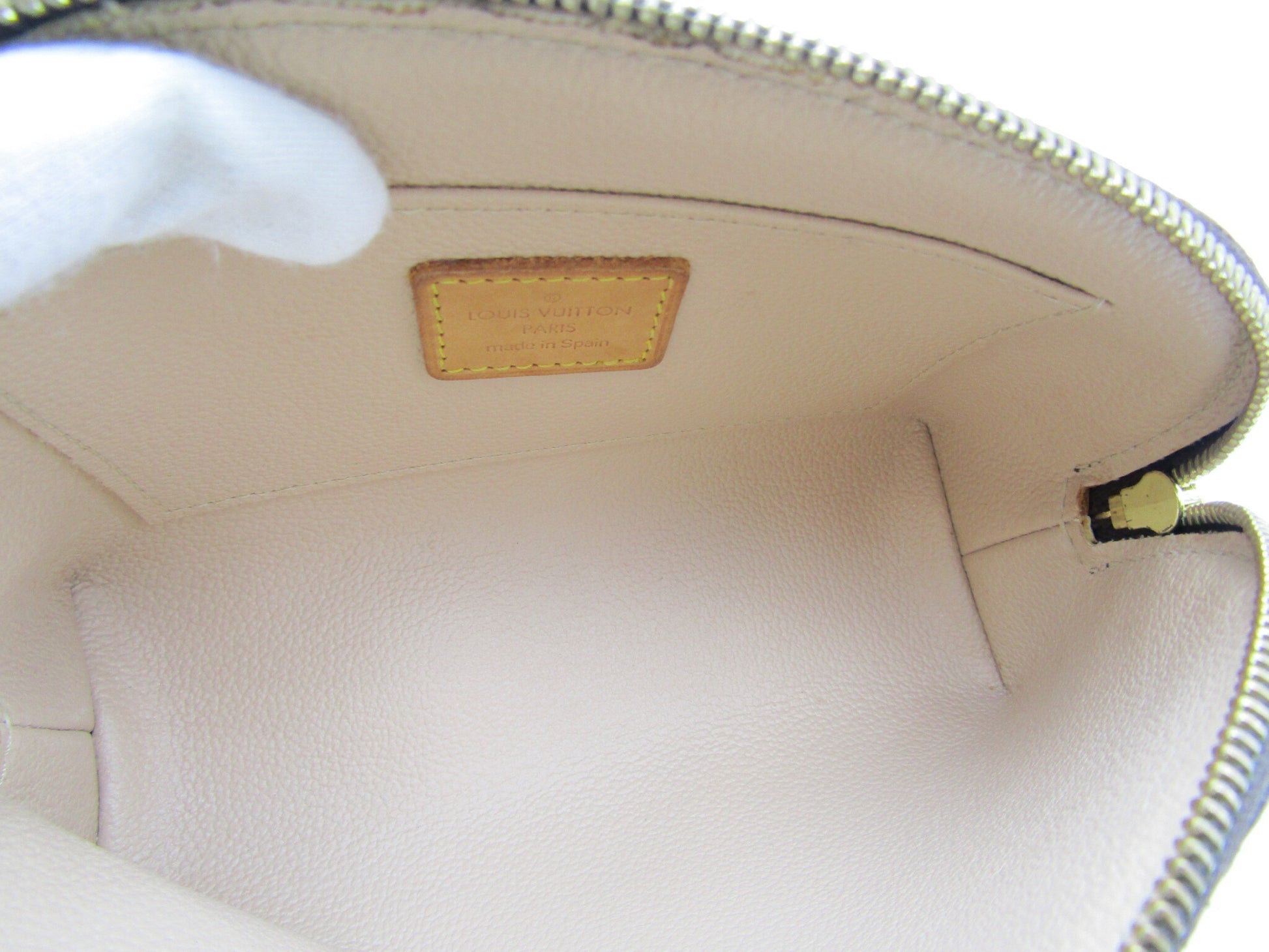 LOUIS VUITTON Pochette Cosmetic PM M47515 Monogram G Hardware Pouch