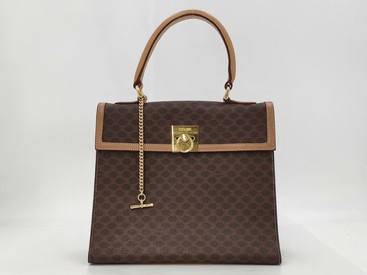 CELINE Macadam Gancini Handbag