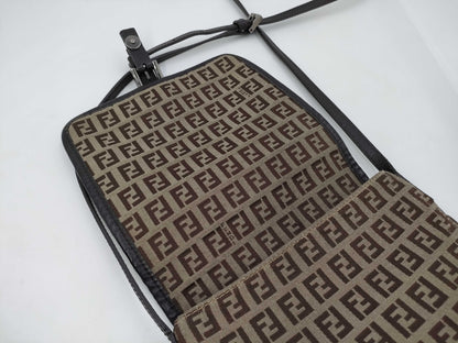 FENDI Zucchino Pattern Shoulder Bag